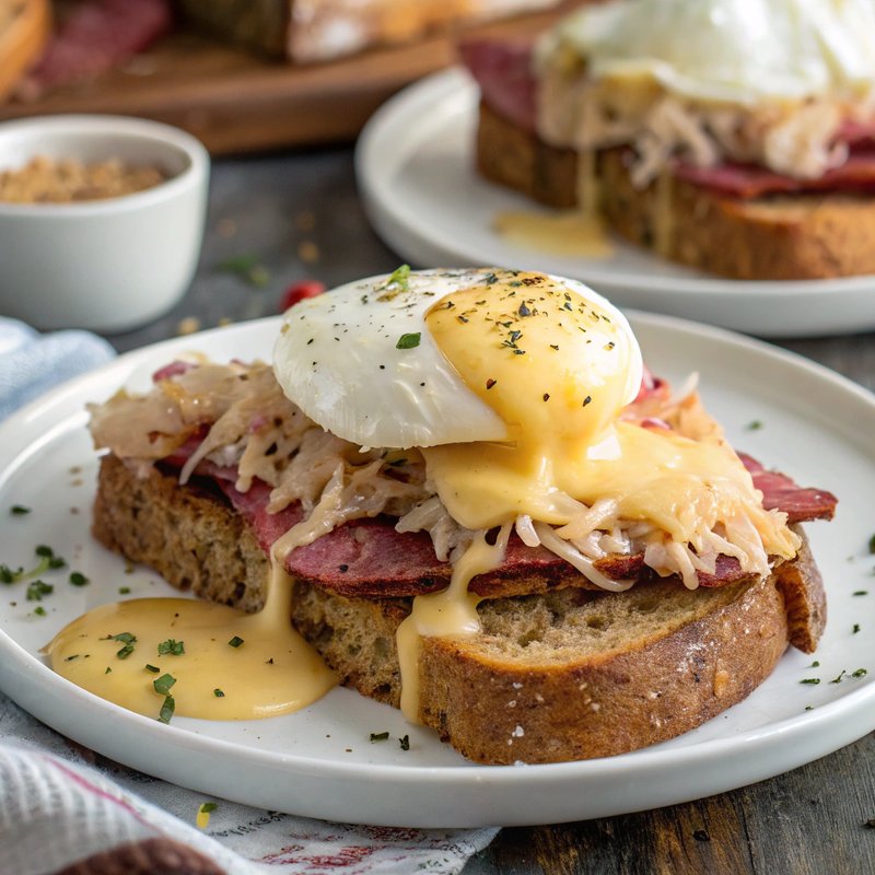 Reuben Eggs Benedict