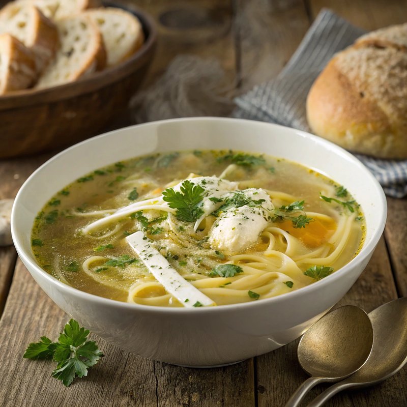 Stracciatella Soup