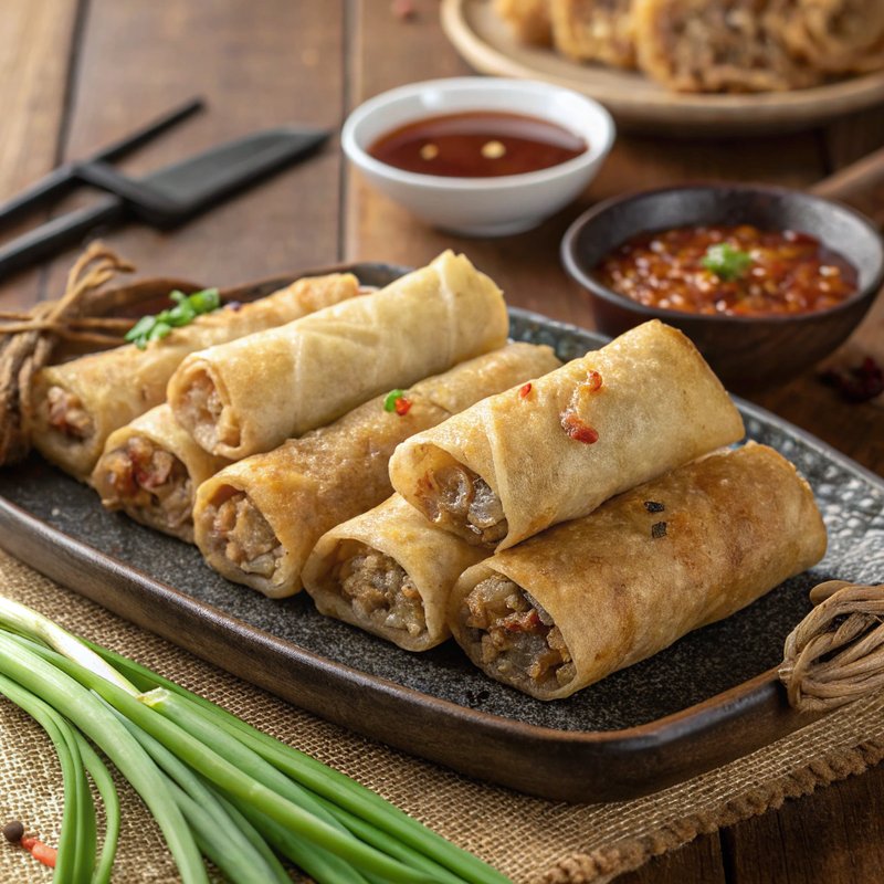 Ngoh Hiang - Chinese Five Spice Meat Rolls