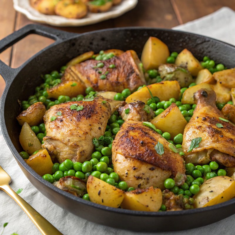 Chicken Vesuvio